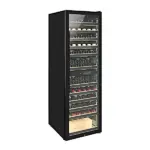 מקרר יין עם מדפי עץ נשלפים שני אזורי קירור עד 166 בקבוקים SU-180B