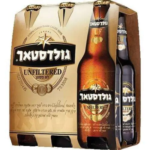בירה גולדסטאר לא מסונן שישיה