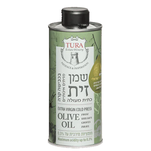 שמן זית טורא  – פחית 400 מ”ל