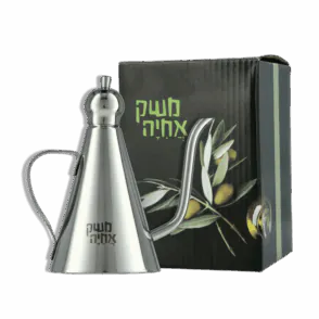 בקבוק נירוסטה איכותי לשמן זית 250 מ”ל