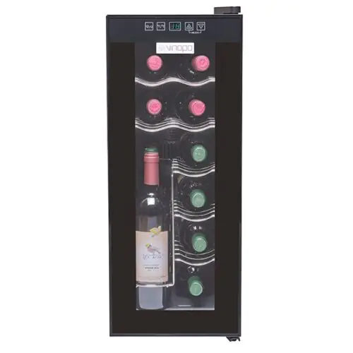 מקרר יין טרמו-אלקטרי קומפקטי עד 12 בקבוקים CH-37FD