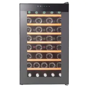 מקרר יין עד 50 בקבוקים עם מדפי עץ CH-128FD2