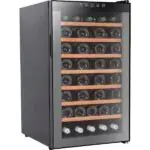 מקרר יין עד 50 בקבוקים עם מדפי עץ CH-128FD2