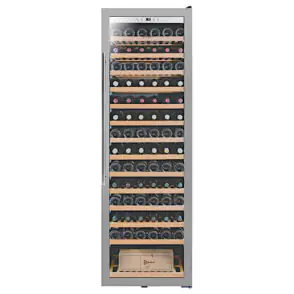מקרר יין מתקדם עם מדפי עץ נשלפים עד 161 בקבוקים SU-192S